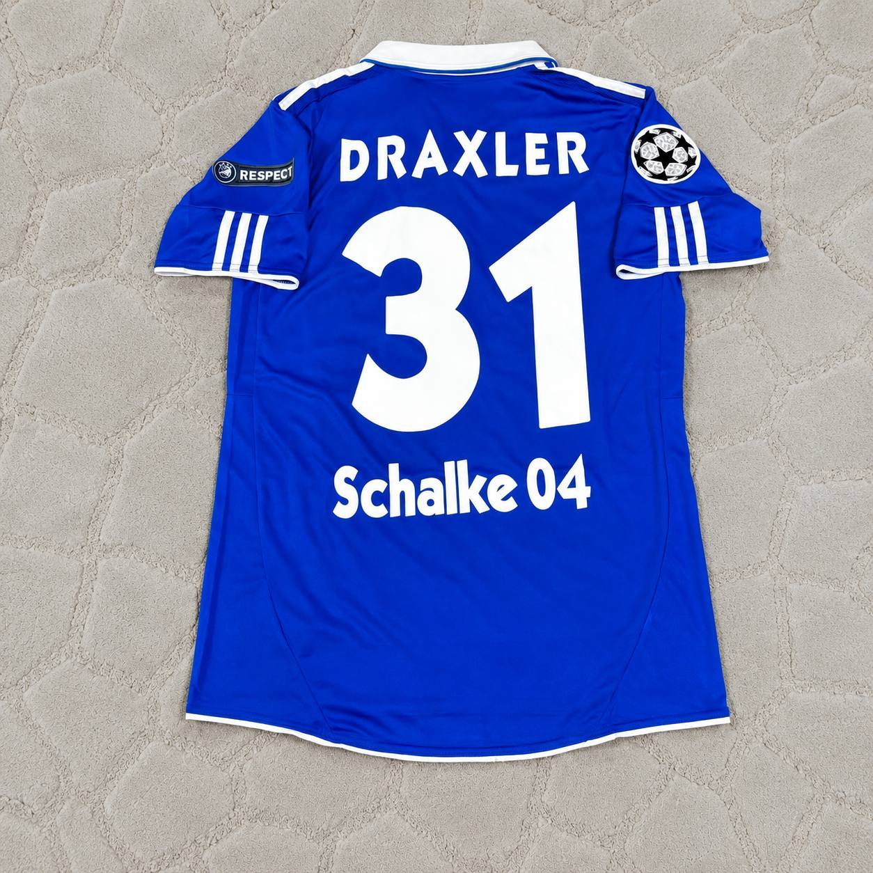 Julian Draxler 31 - Schalke 04 Season 2010- 11 Retro Champions League Football Jersey Trikot Soccer Shirt