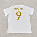 Filippo Inzaghi - Italy White Anniversary Kit Jersey Trikot Maillot Soccer Shirt