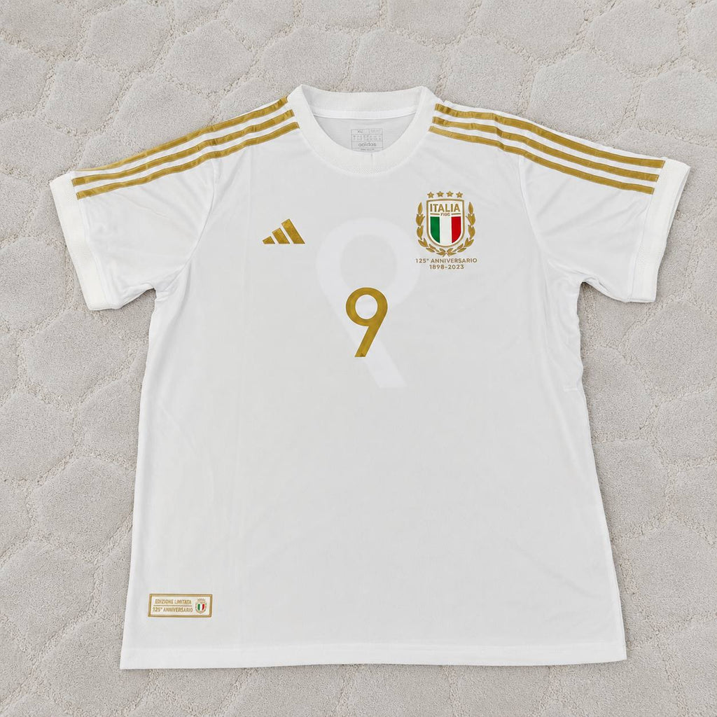 Filippo Inzaghi - Italy White Anniversary Kit Jersey Trikot Maillot Soccer Shirt