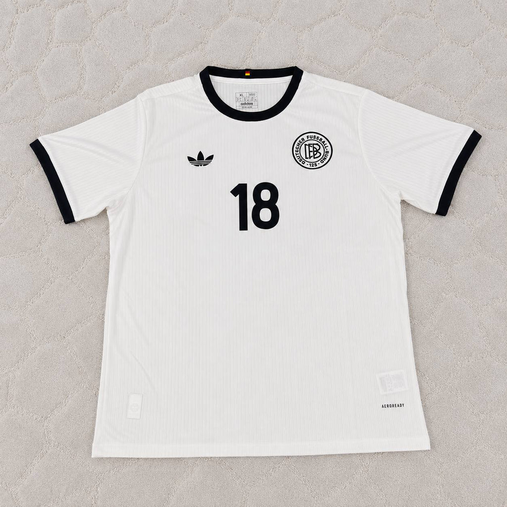 Jürgen Klinsmann Germany 125 Year Special White Football Jersey