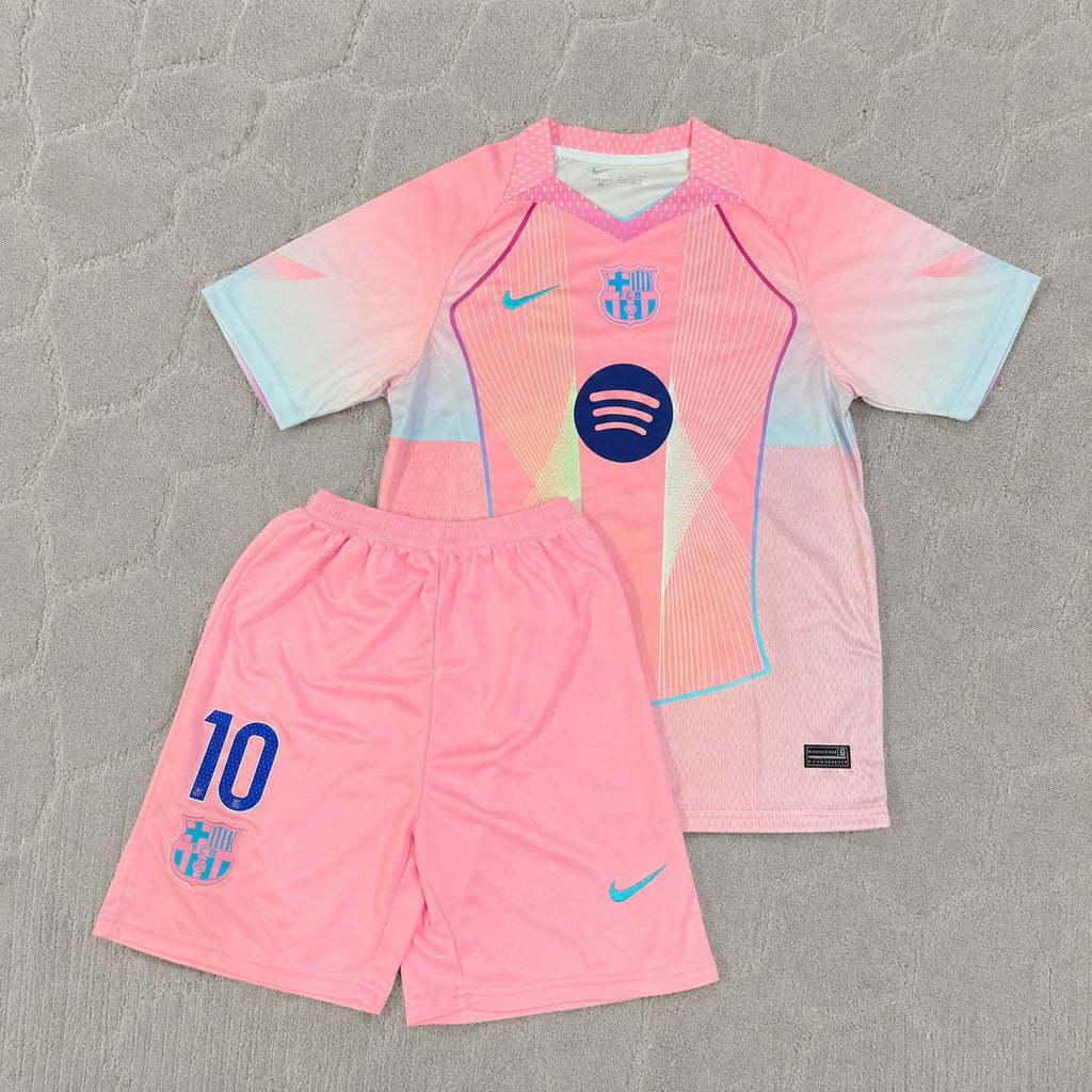 Lamine Yamal Barcelona Home Pink New Season Kids 2026 Jersey Trikot Maillot Soccer Shirt