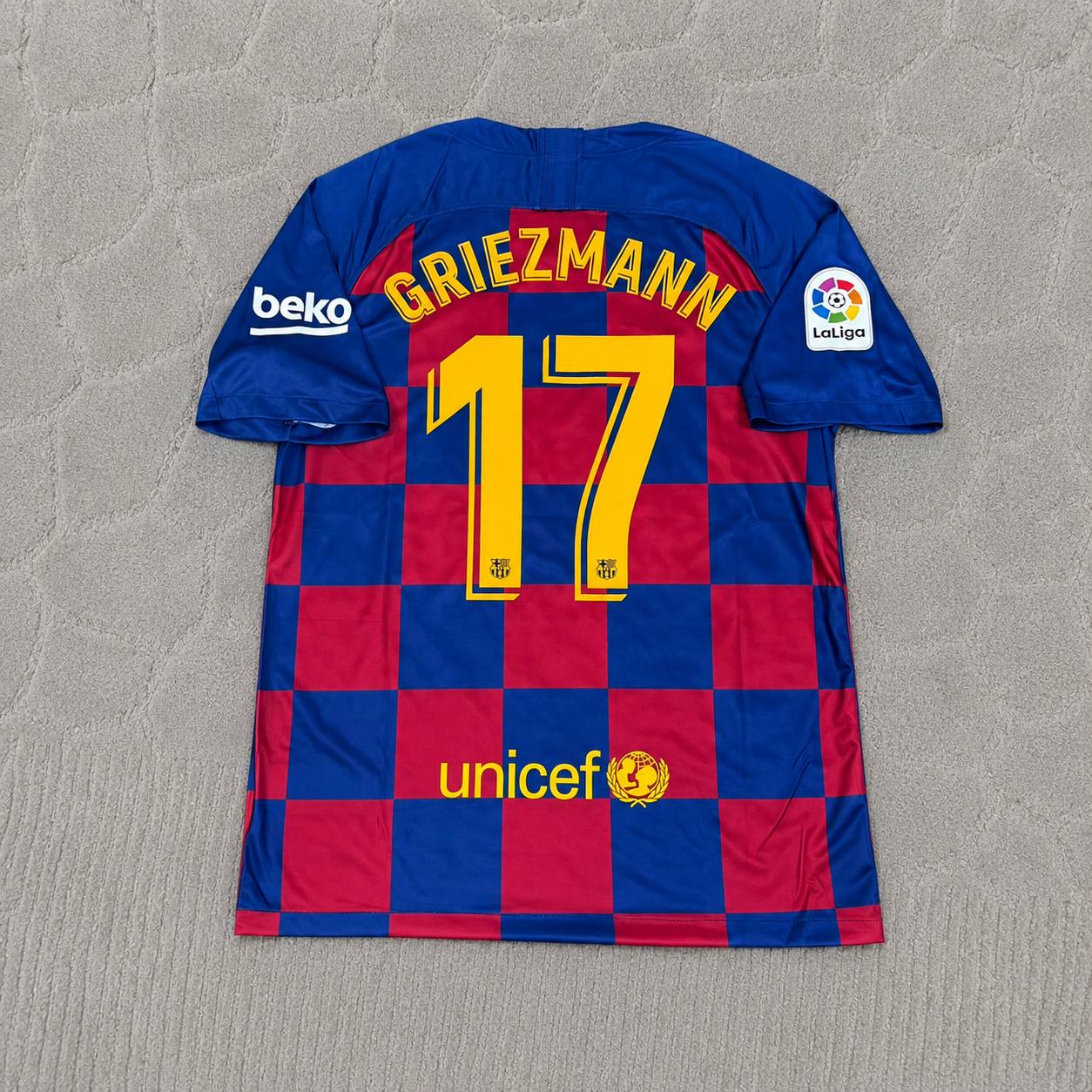 Antoine Griezmann – Barcelona 2019/20 Home Retro Jersey Trikot Maillot Soccer Shirt
