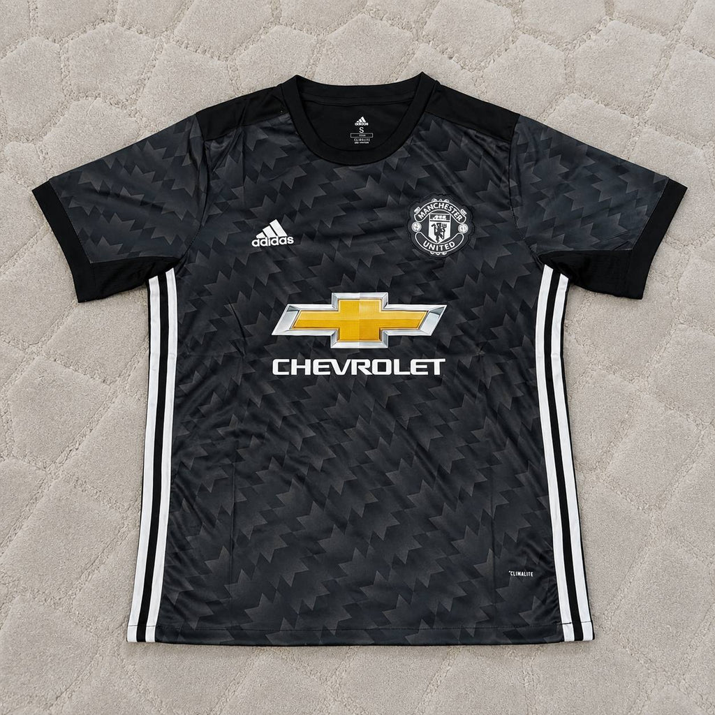 Anthony Martial Manchester United 2017-2018 Black Retro Football Jersey