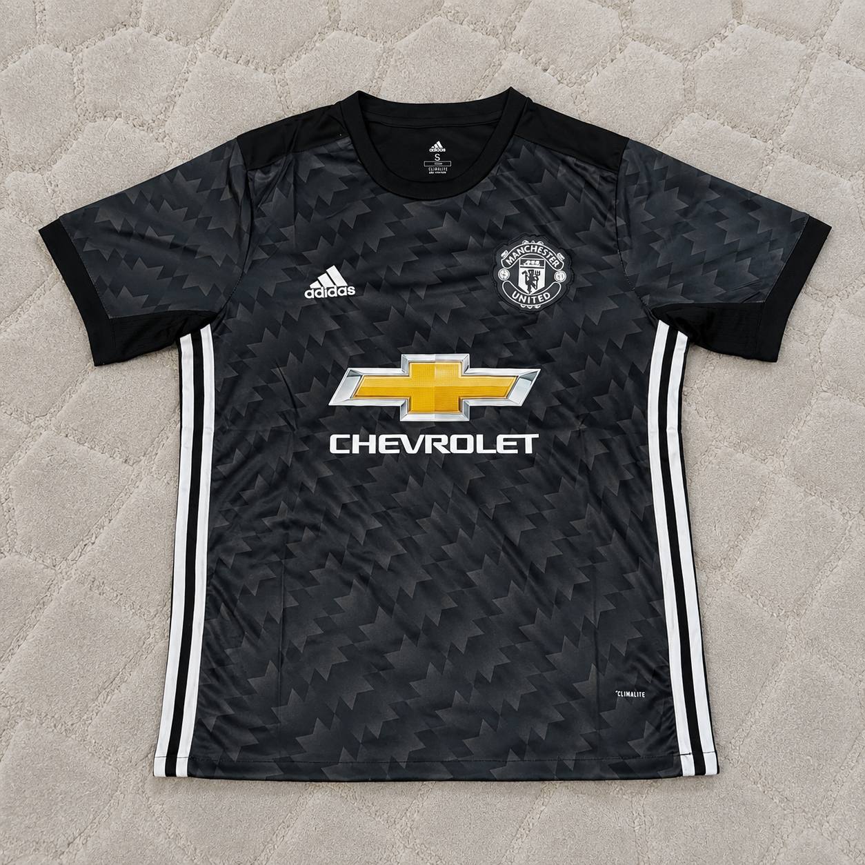 Anthony Martial Manchester United 2017-2018 Black Retro Football Jersey