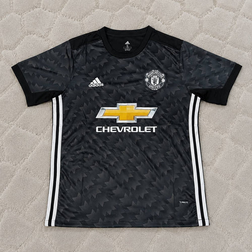 Anthony Martial Manchester United 2017-2018 Black Retro Football Jersey