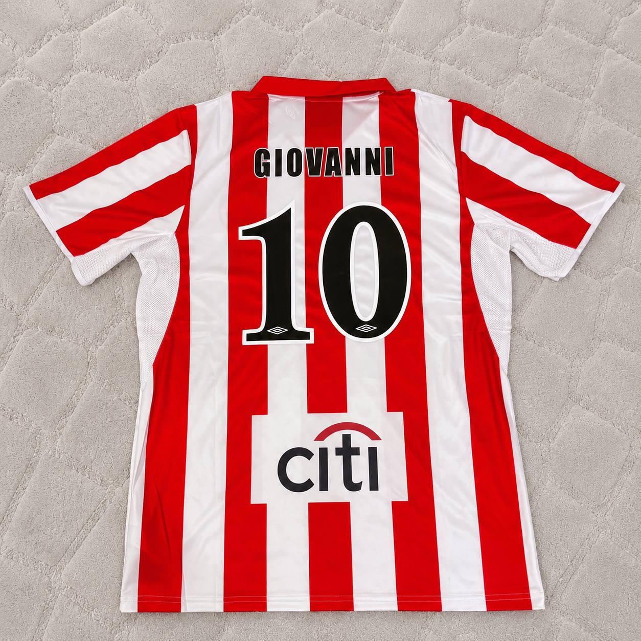 Giovanni Silva de Oliveira Olympiacos 2004-2005 Retro Home Football Jersey