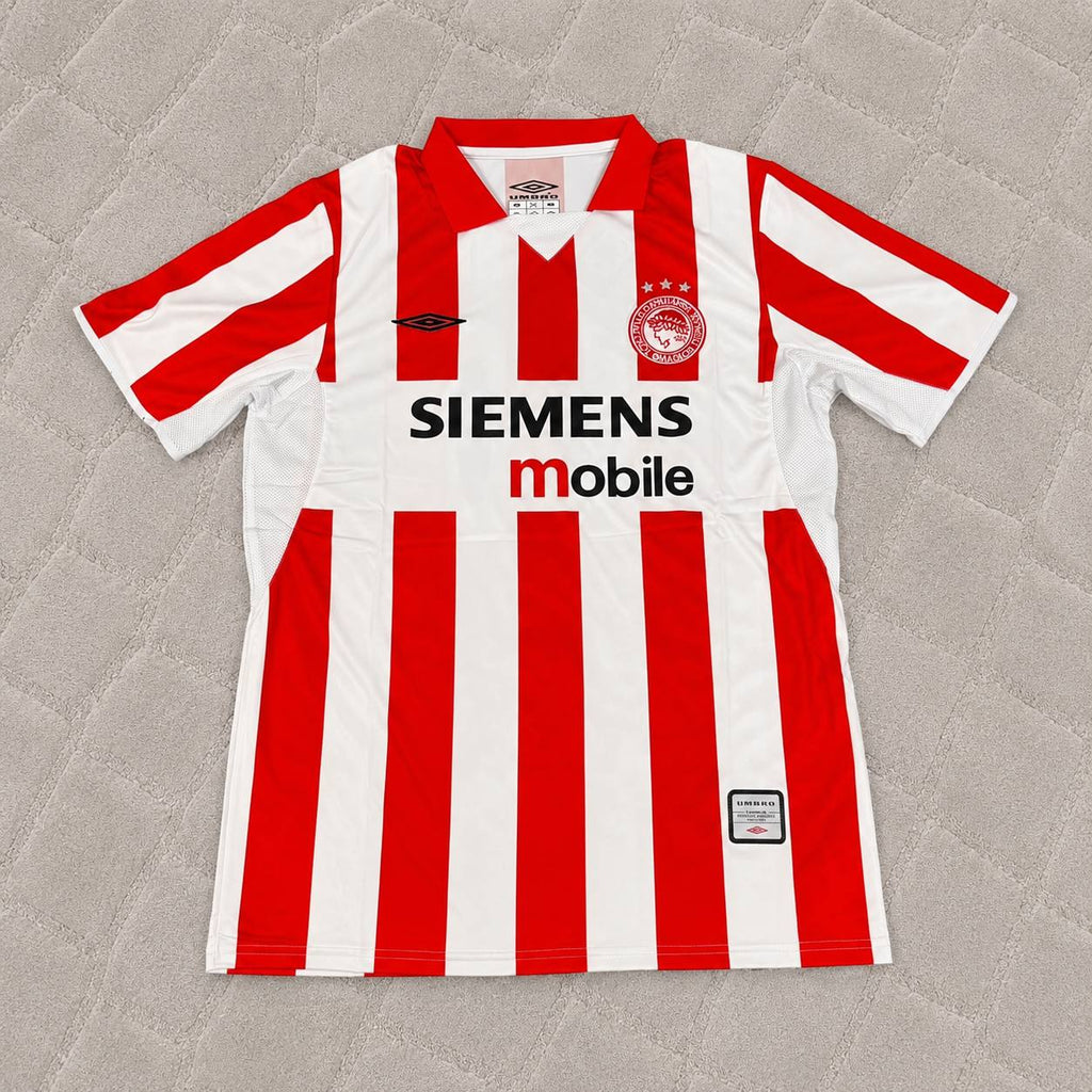 Giovanni Silva de Oliveira Olympiacos 2004-2005 Retro Home Football Jersey