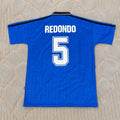Fernando Redondo Argentina 1994 Season Away Blue Retro Jersey Trikot Soccer Shirt