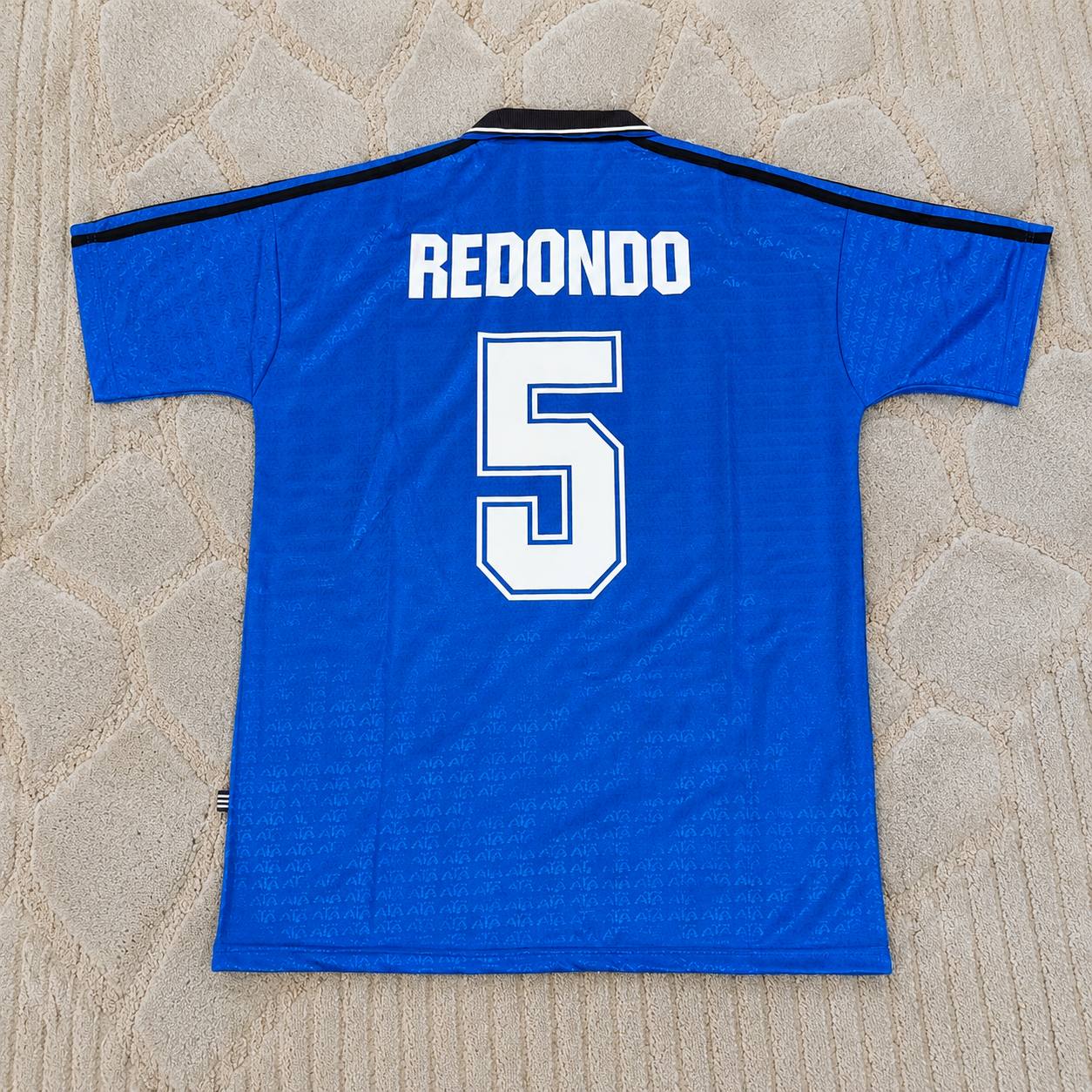 Fernando Redondo Argentina 1994 Season Away Blue Retro Jersey Trikot Soccer Shirt