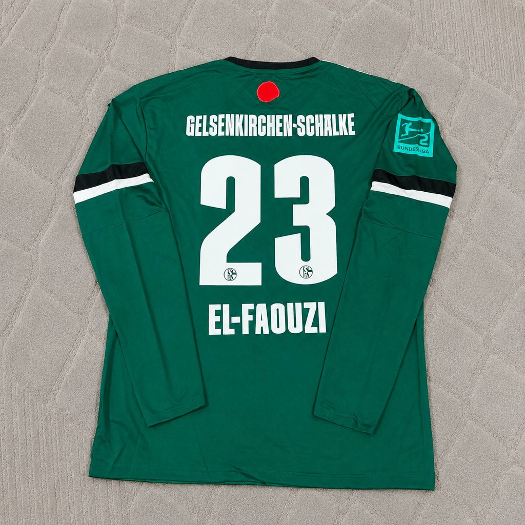 Soufiane El-Faouzi 23- Schalke 04 Long Sleeve Gelsenkirchen Special Edition Football Jersey