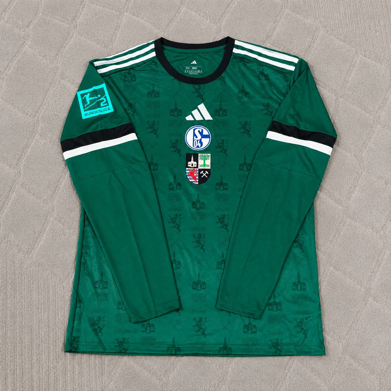 Soufiane El-Faouzi 23- Schalke 04 Long Sleeve Gelsenkirchen Special Edition Football Jersey