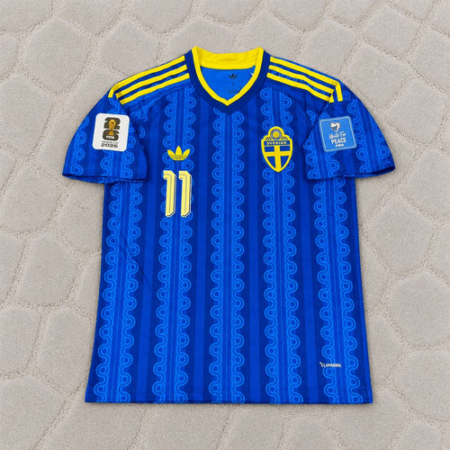 Anthony Elanga #11 Sweden World Cup 2026 Trikot Jersey