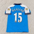 Haaland Manchester City Blue  Retro Jersey