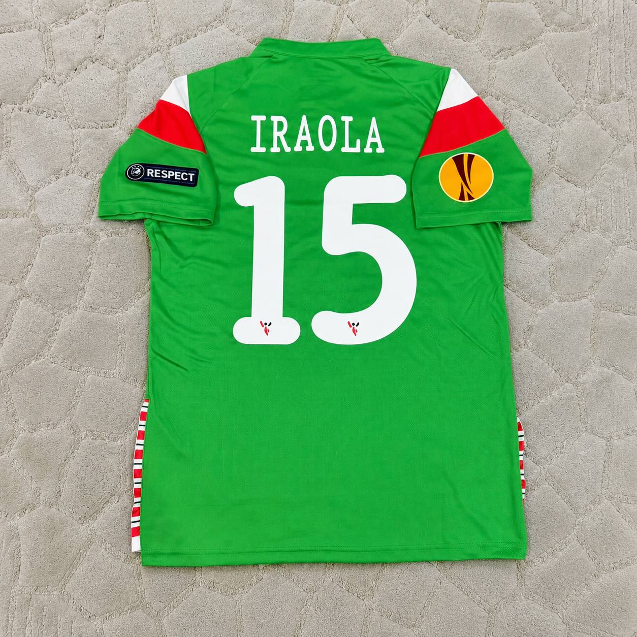 Andoni Iraola Athletic Bilbao 2012 UEFA Final Retro Football Jersey Kit