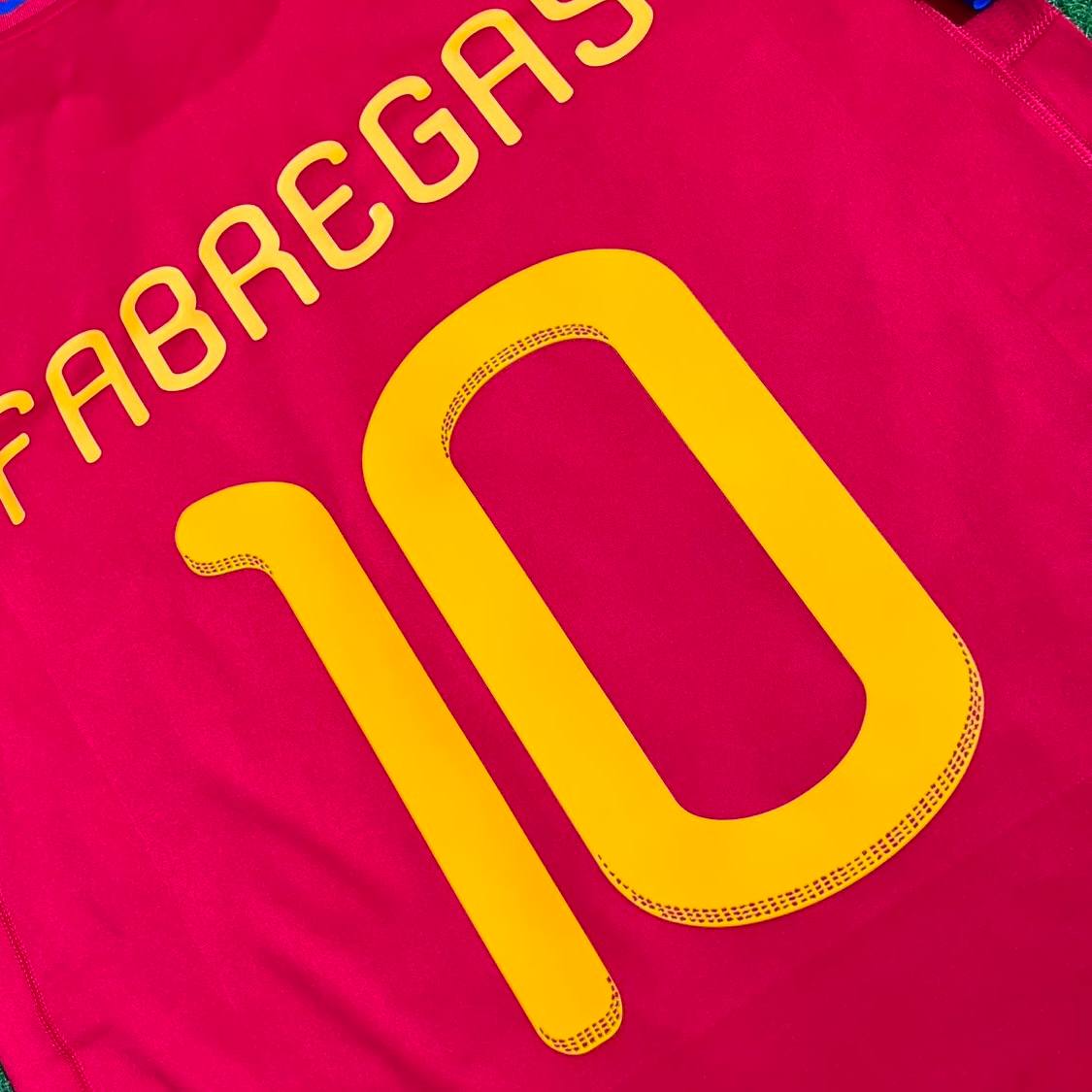 Cesc Fabregas 10 – Spain 2010 World Cup Retro Kit Jersey – | Trikot | Maillot Soccer Shirt