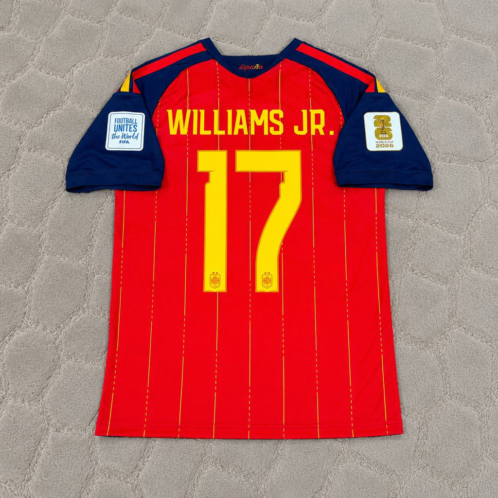 Williams Jr. Spain 2026 World Cup Home Football Jersey
