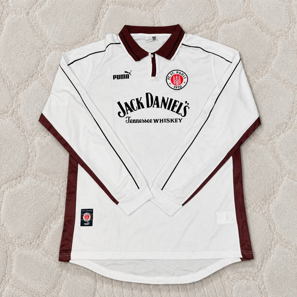 Walter Frosch FC St. Pauli Commemorative Long Sleeve Home Retro Football Jersey