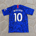 Willian #10 Chelsea 2019 2020 Blue Retro Jersey Soccer Shirt Trikot Maglia Maillot