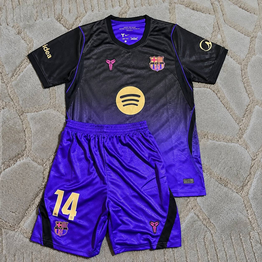 Karim Adeyemi #14 Barcelona 2027 New Season Away Kids Jersey Soccer Shirt Trikot Maillot Magliaa
