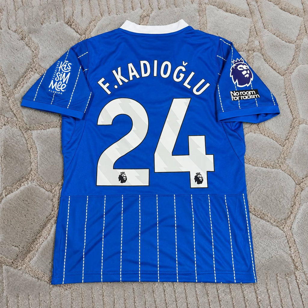 Ferdi Kadıoğlu #24 Brighton 2026/2027 New Season Home Blue Football Jersey Trikot Maillot