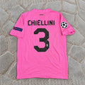 Giorgio Chiellini Juventus Pink 2012 2013 Season Retro Jersey Soccer Shirt Trikot Maillot