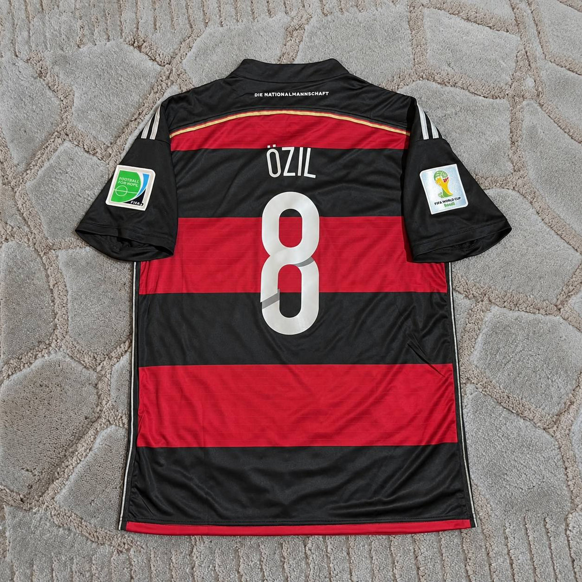 Mesut Özil Germany Deutschland 2014 World Cup Brazil Black Red Retro Jersey  Soccer Shirt Trikot Maillot Magliaa