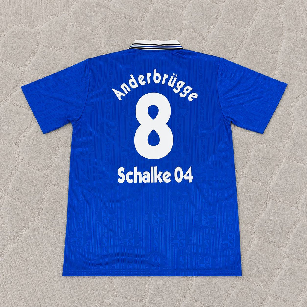 Ingo Anderbrügge Schalke 04 1996-1997 Heim Retro Fußballtrikot