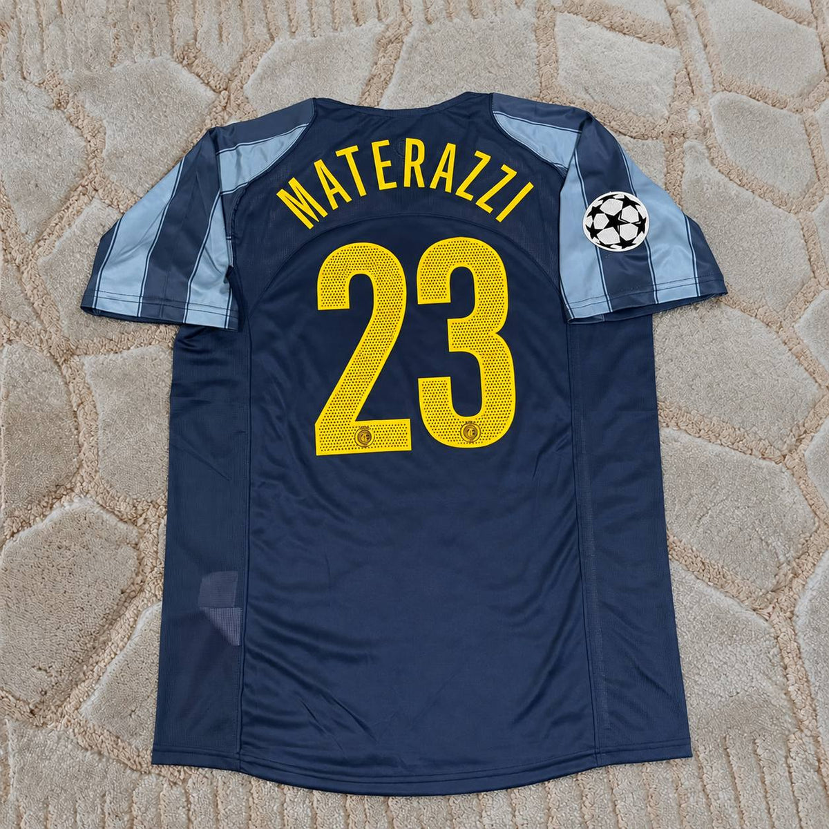 Marco Materazzi #23 Inter Milan 2004-05 Retro Football Jersey Trikot