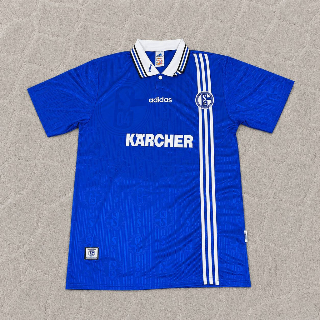 Ingo Anderbrügge Schalke 04 1996-1997 Heim Retro Fußballtrikot