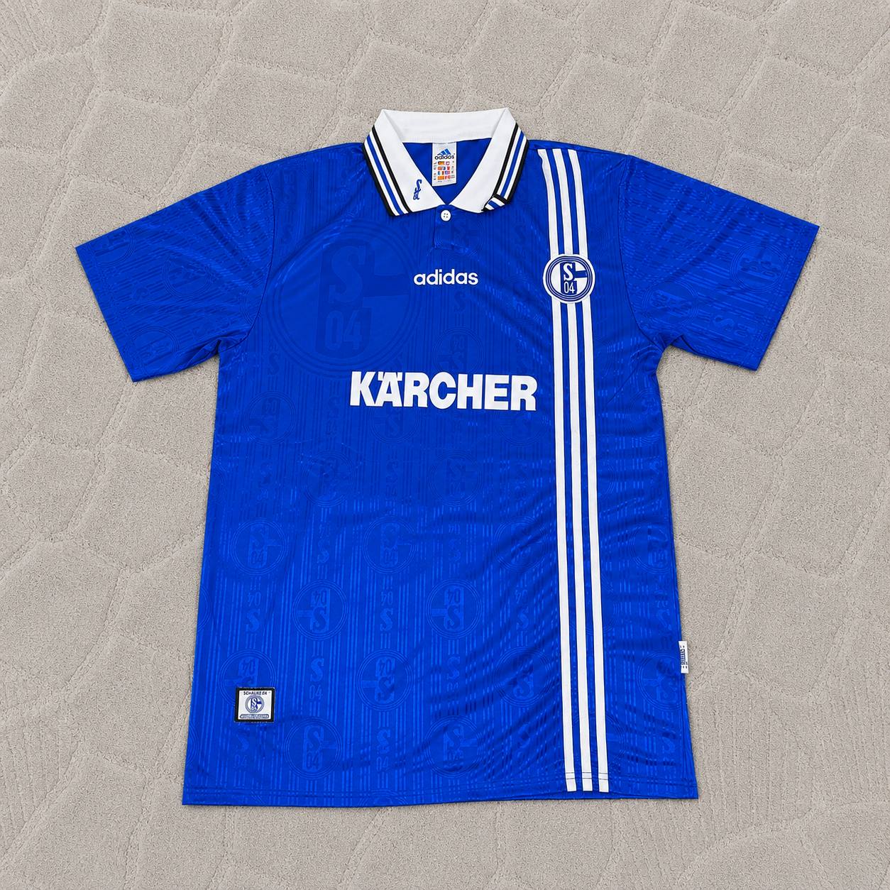 Ingo Anderbrügge Schalke 04 1996-1997 Heim Retro Fußballtrikot