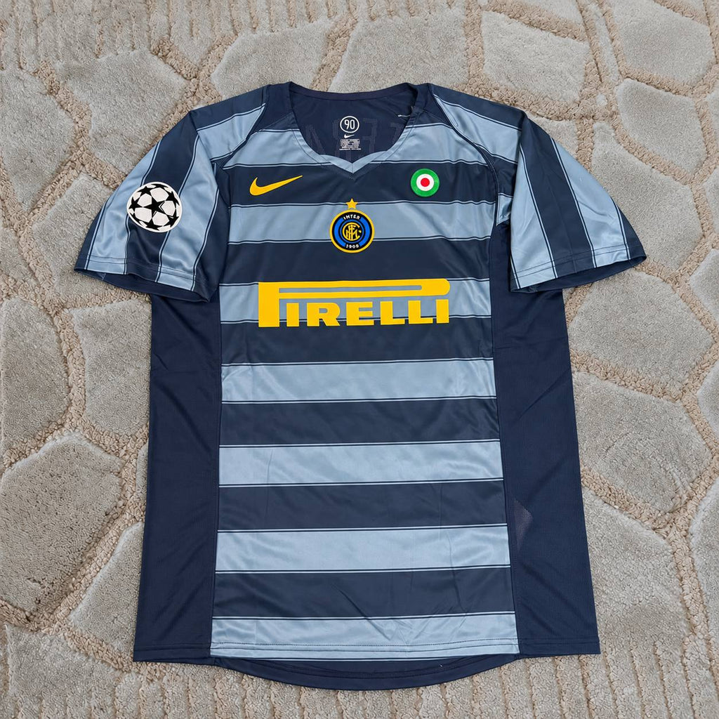 Marco Materazzi #23 Inter Milan 2004-05 Retro Football Jersey Trikot