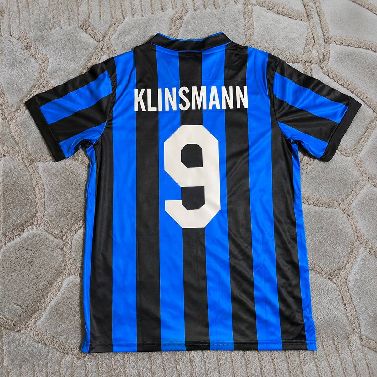 Jürgen Klinsmann Inter 1988/1990 Retro Home Football Jersey Trikot Maillot