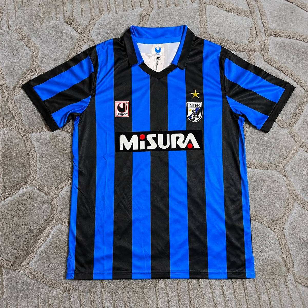 Jürgen Klinsmann Inter 1988/1990 Retro Home Football Jersey Trikot Maillot