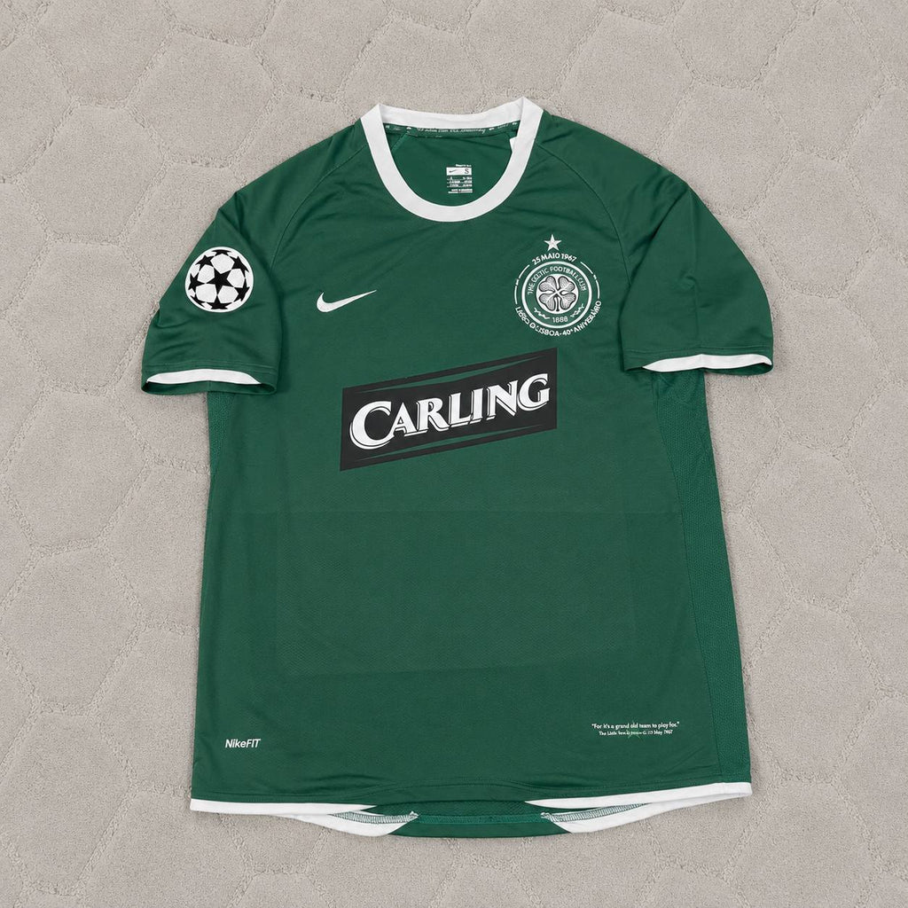 Shunsuke Nakamura #25 Celtic 2007 2008 Home Retro Jersey