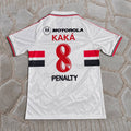 Kaka Leite Sao Paulo Fc 1999-2000 Season White Retro Football Jersey Soccer Trikot Maillot