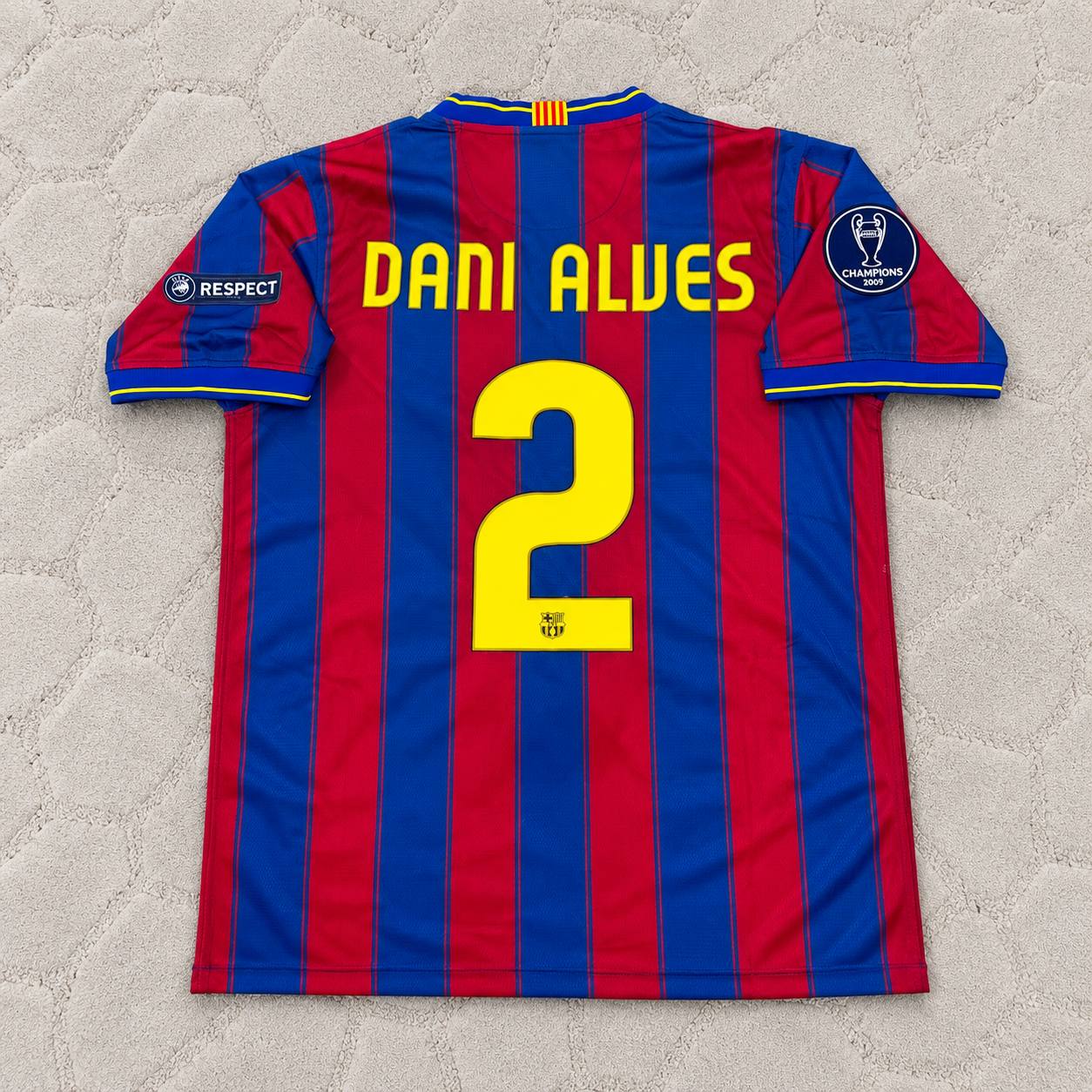 Dani Alves Barcelona Retro Jersey
