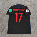 Mario Mandzukic Croatia World Cup 2018 Final Football Jersey Soccer Trikot Maillot