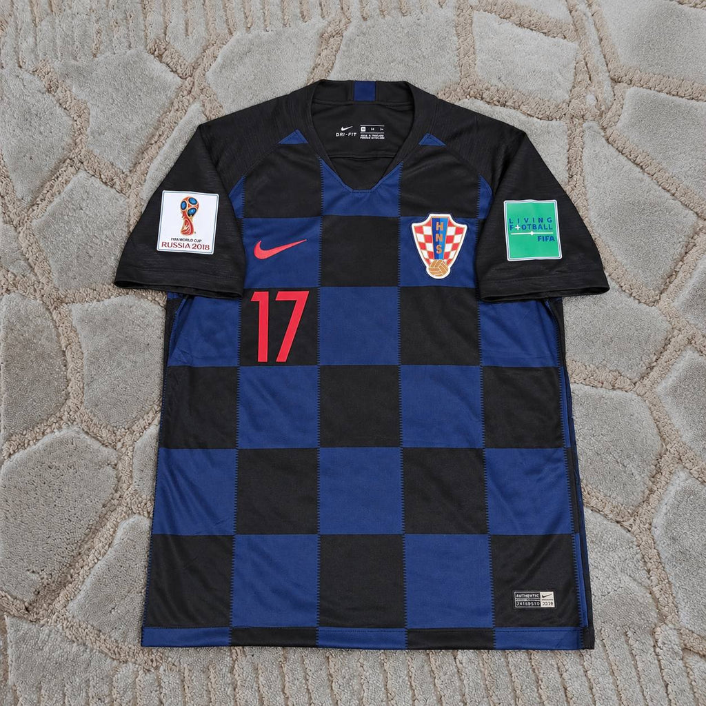 Mario Mandzukic Croatia World Cup 2018 Final Football Jersey Soccer Trikot Maillot