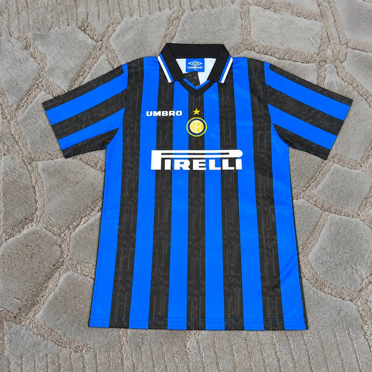 Lothar Matthaus Inter Home Retro Football Jersey Trikot Maillot