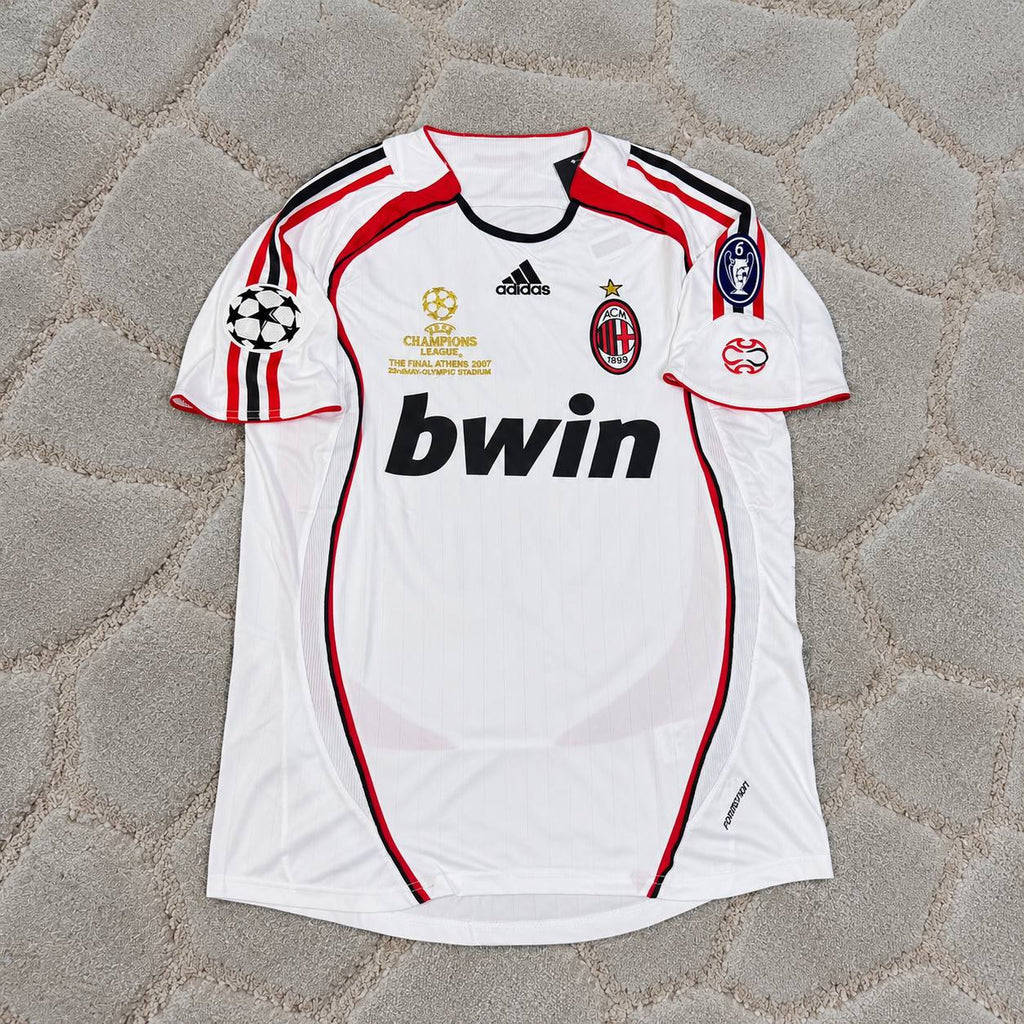 Alessandro Nesta Milan 2007 Champions League Final Retro Soccer Football Jersey Trikot