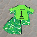 Manuel Neuer Bayern Munich Green Goalkeeper Football Jersey Trikot Maillot