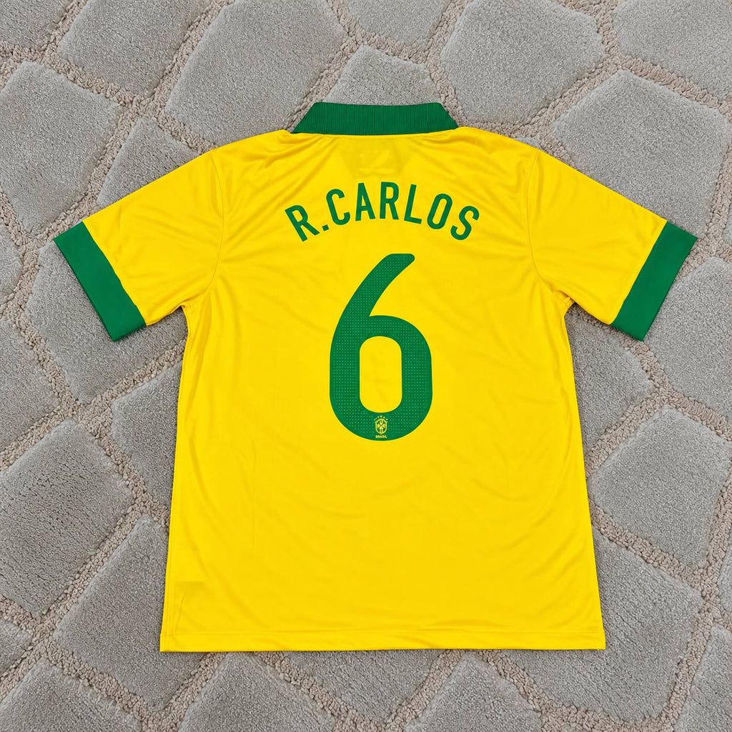 Roberto Carlos Brazil Retro Football Jersey Collection Soccer Trikot Maillot