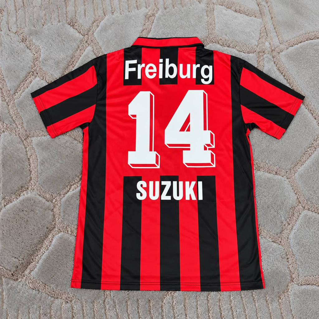 Yuito Suzuki Sc Freiburg Retro Football Jersey Trikot Maillot