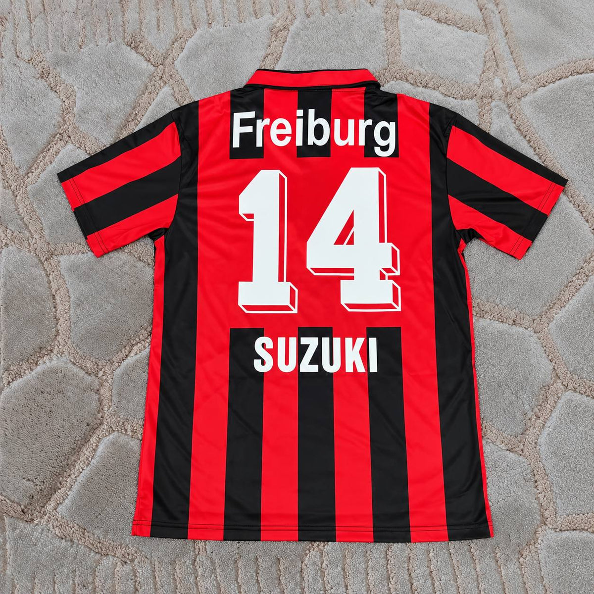 Yuito Suzuki Sc Freiburg Retro Football Jersey Trikot Maillot