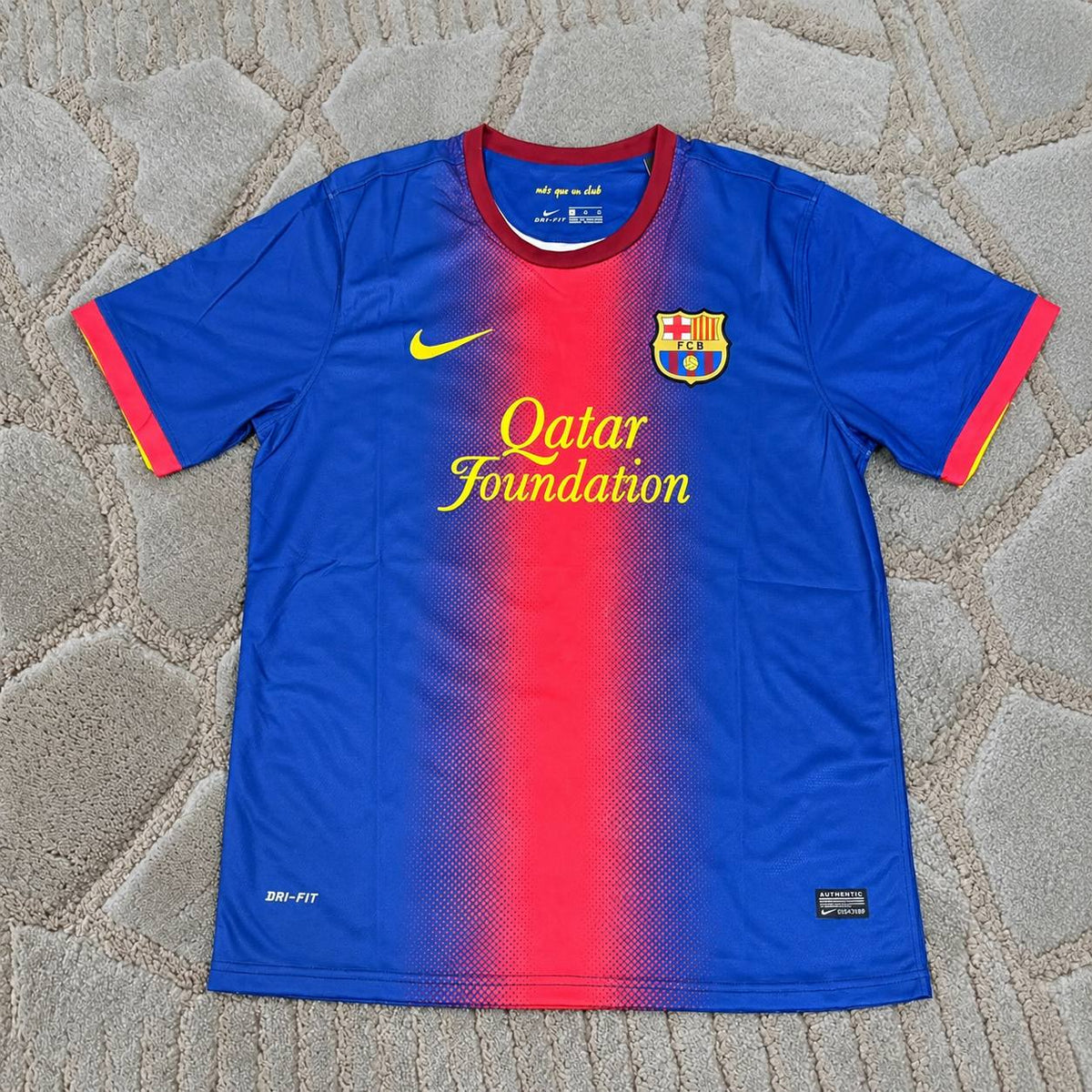 Thiago Alcantara Barcelona 2012/2013 Retro Home Football Jersey Trikot Maillot Magliaa