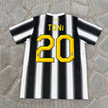 Luca Toni Juventus Home 2011 2012 Season Retro Football Jersey Soccer Trikot Maillot