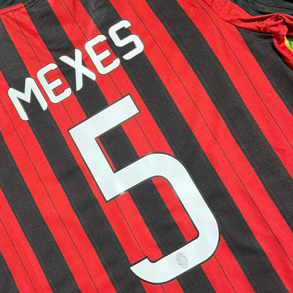 Philippe Mexes AC Milan 2013/14 Long Sleeve Home Retro Football Jersey Trikot Maillot
