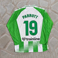 Troy Parrott Real Betis 2027 Home Green White Long Sleeve Football Jersey Soccer Trikot Maillot
