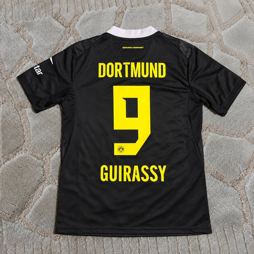 Serhou Guirassy Borussia Dortmund 2026-2027 New Season Away Black Football Jersey Trikot Maillot