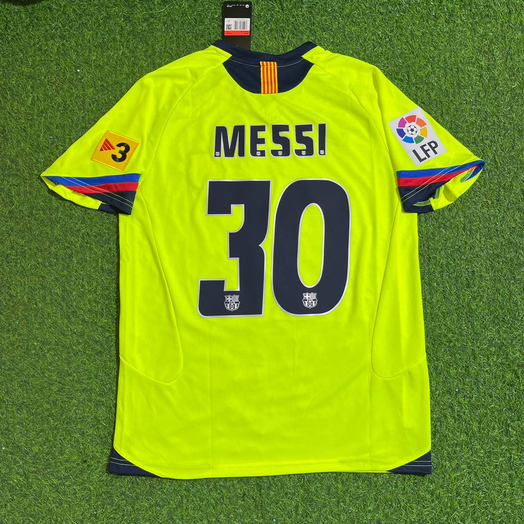 Lionel Messi #30 Barcelona 2005 2006 Retro Football Jersey Soccer Trikot Maillot Magliaa